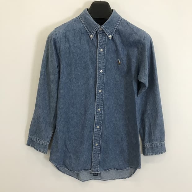 폴로 랄프로렌 90s 데님셔츠 BOYS [여성55]