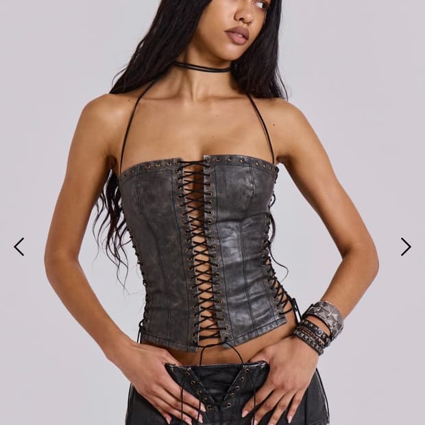 제이디드런던 jaded london laceup corset 코르셋