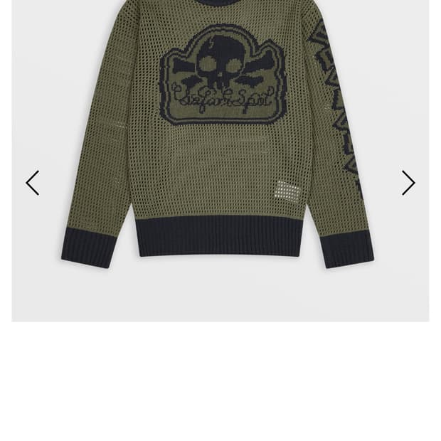 사파리스팟 Multi Skull Mesh Knit 