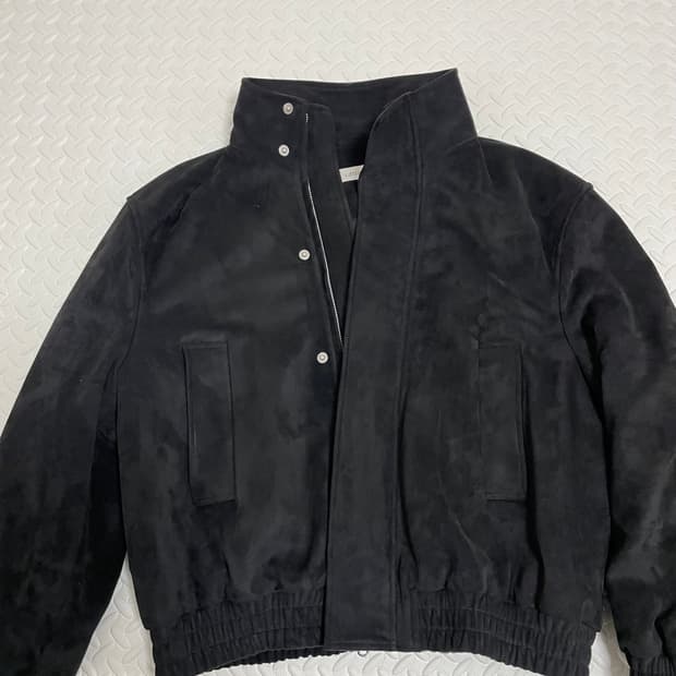 페이크 스웨이드 점퍼 블루종 자켓 (103정도)