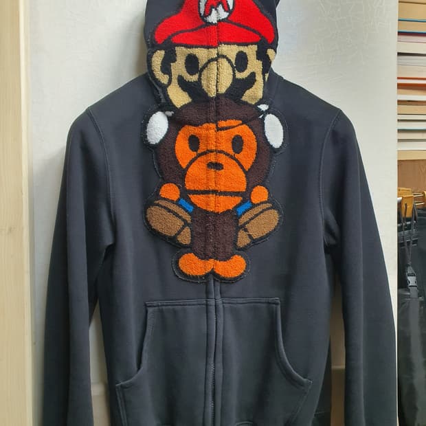 베이프 베이비 마일로 후드집업