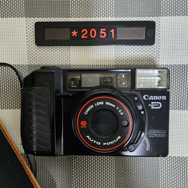 캐논 오토보이 2 데이터백 필름카메라 파우치포함