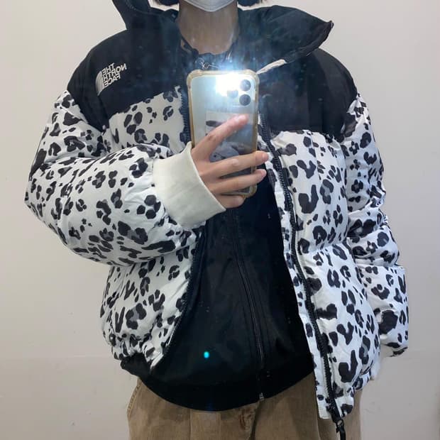 노스페이스 눕시700레오파드
