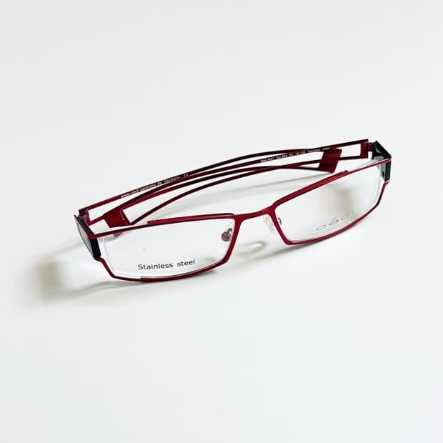 90s 독일제 CECI 메탈 슬림 스퀘어 빈티지 안경