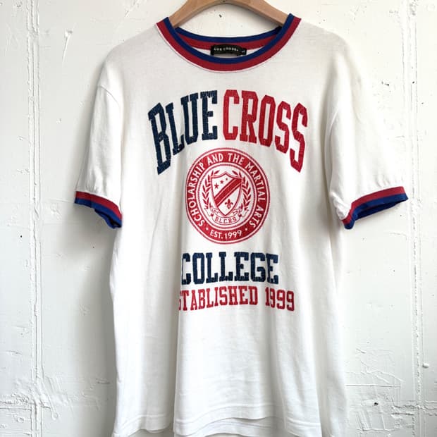 BLUE CROSS ringer t-shirt