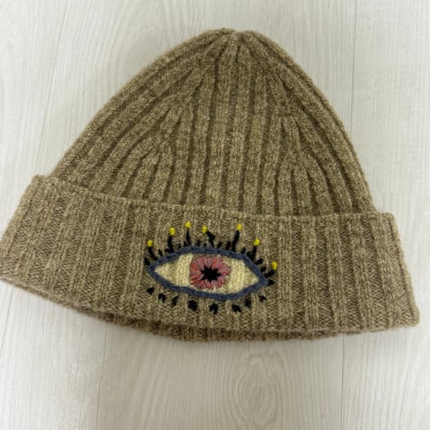 캐피탈 울 니트 비니