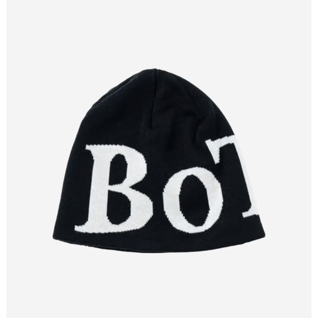 BOTT 보트 봇 OG 로고 스컬 캡 비니 블랙