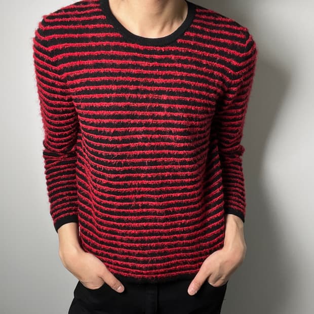 Givenchy 지방시 빈티지 스트라이프 니트 스웨터 M