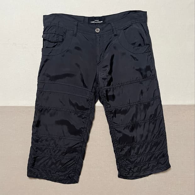 꼼데가르송 패널 카프리 팬츠 comme des garcons tricot