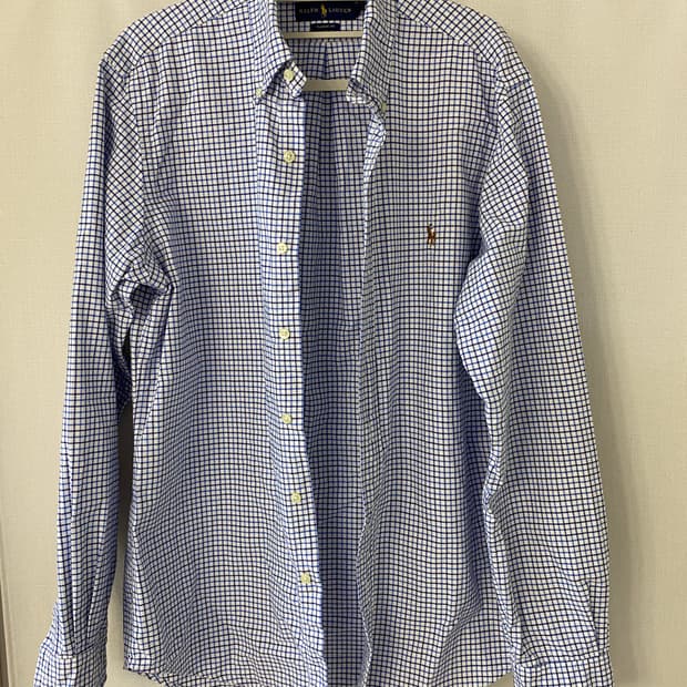 M)폴로랄프로렌 클래식핏 체크 긴팔 셔츠