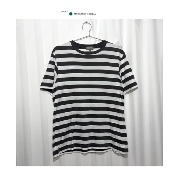 마가렛 호웰 스트라이프 티셔츠