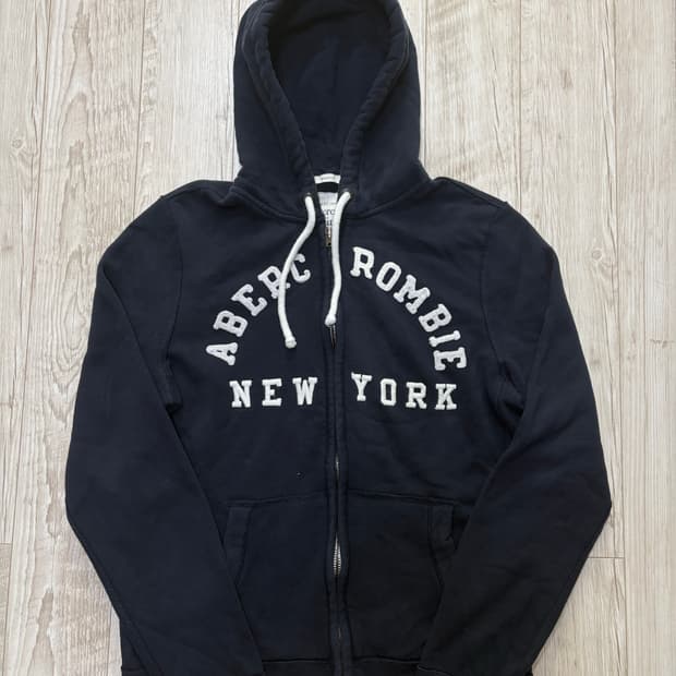 아베크롬비 후드집업 네이비 L