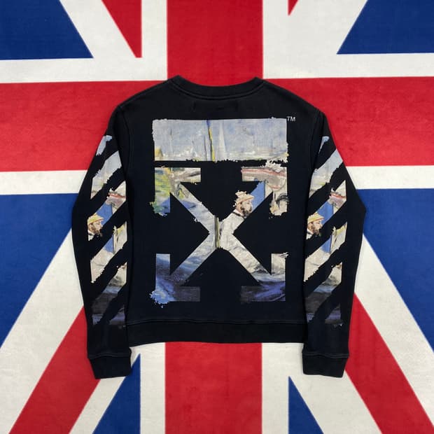 오프화이트 맨투맨 S