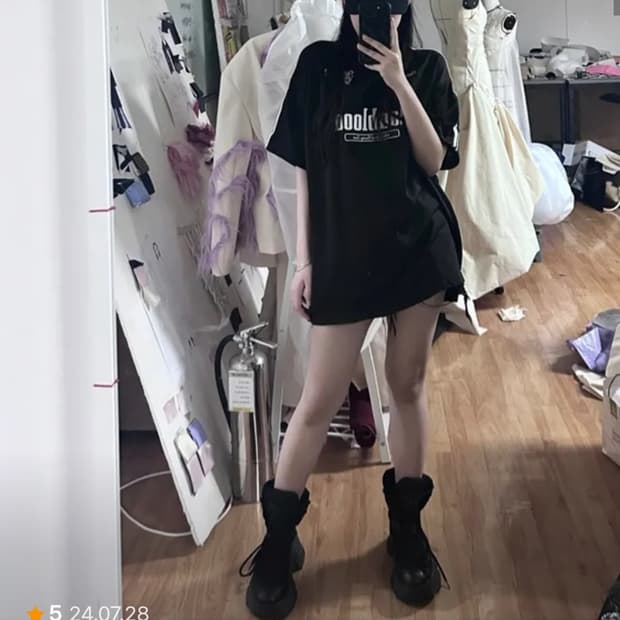 배드블러드 스포츠 클럽 티 블랙