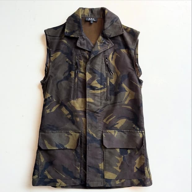A.P.C. made in France 카모플라주 유틸리티 베스트