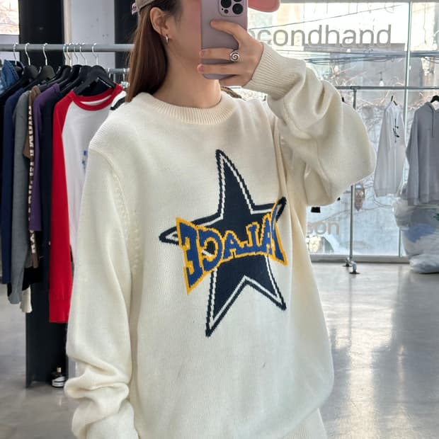 팔라스 20SS 스타 니트 