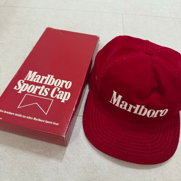 말보로 코듀로이 캡 90s marlboro