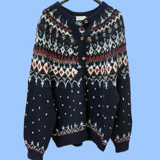 Nordic knit cardigan