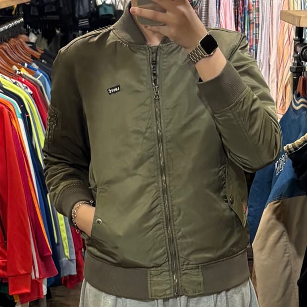 [HI] 리바이스 MA-1 보머자켓 카키