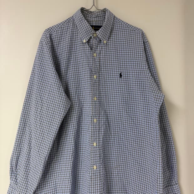 폴로 랄프로렌 체크 셔츠 L
