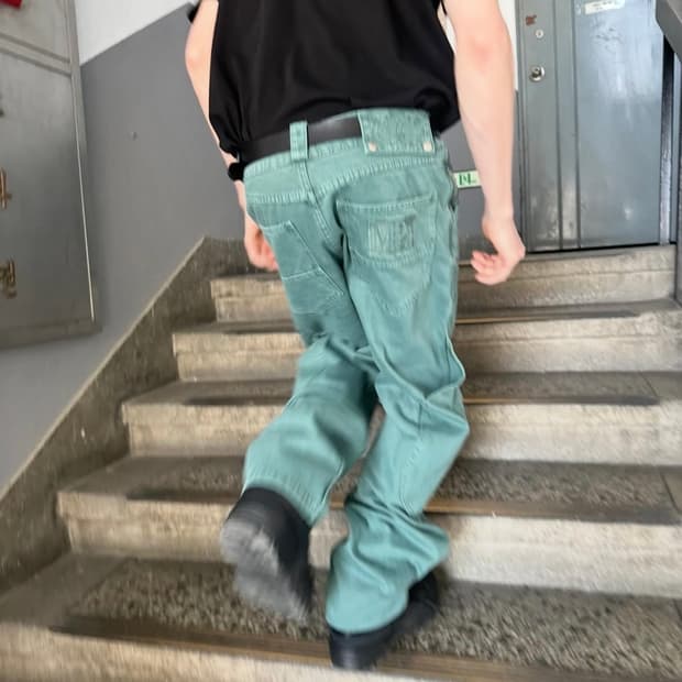 MPa CALF POCKET PANTS (EMERALD) 