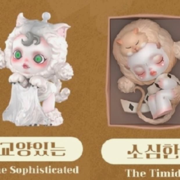 팝마트 스컬판다 이상한 나라의 앨리스 교양있는 소심한 피규어 랜덤 라부부