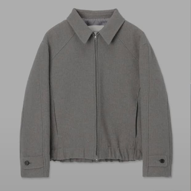 파브레가 울 히든 블루종 자켓