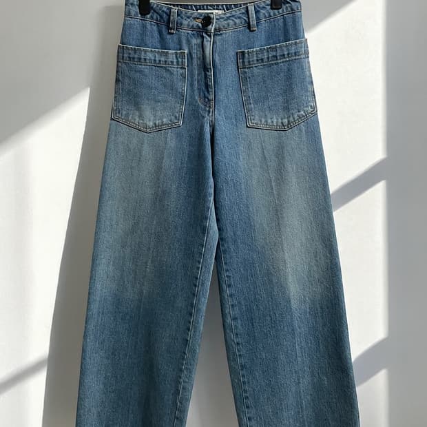 더캐시미어 데님 팬츠