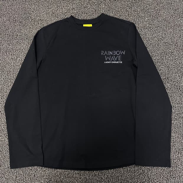 럭키슈에뜨 여성 긴팔티셔츠 블랙 36사이즈