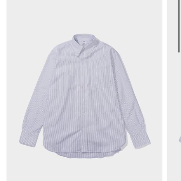 갬버트 셔츠 블루 스트라이프 gambert shirts
