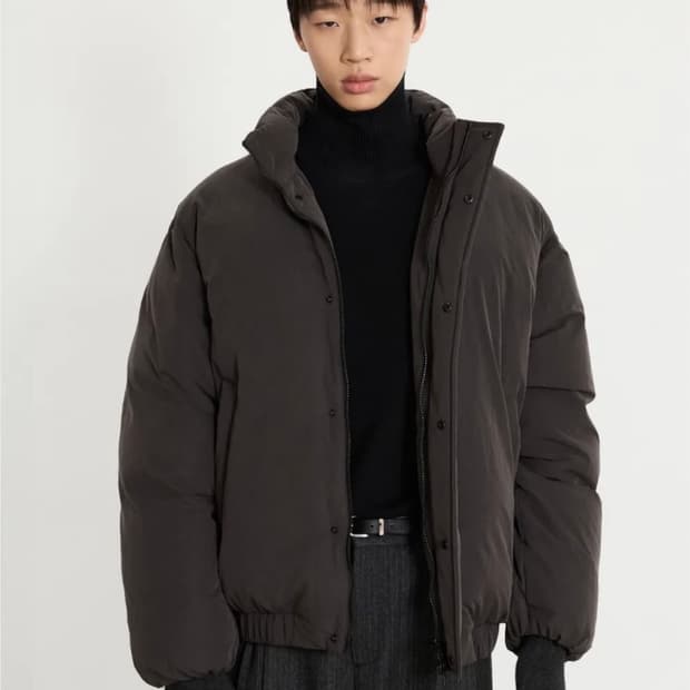 TNGT 유로피안 구스다운 패딩 빈티지브라운 105