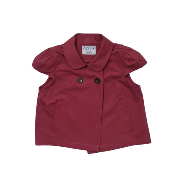 Yinandyang 인앤양 포포 블라우스 자켓 레드