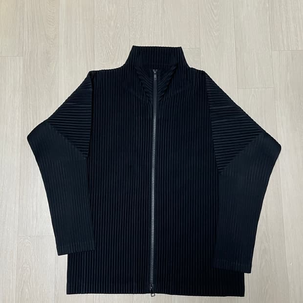 옴므플리세 집업 JL140 블랙 3사이즈 