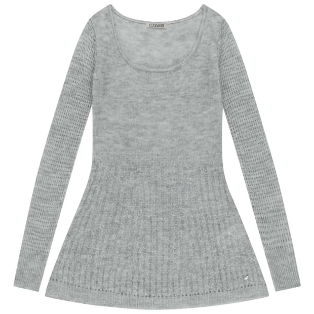 코이세이오 소프트 벨 니트 라이트 그레이