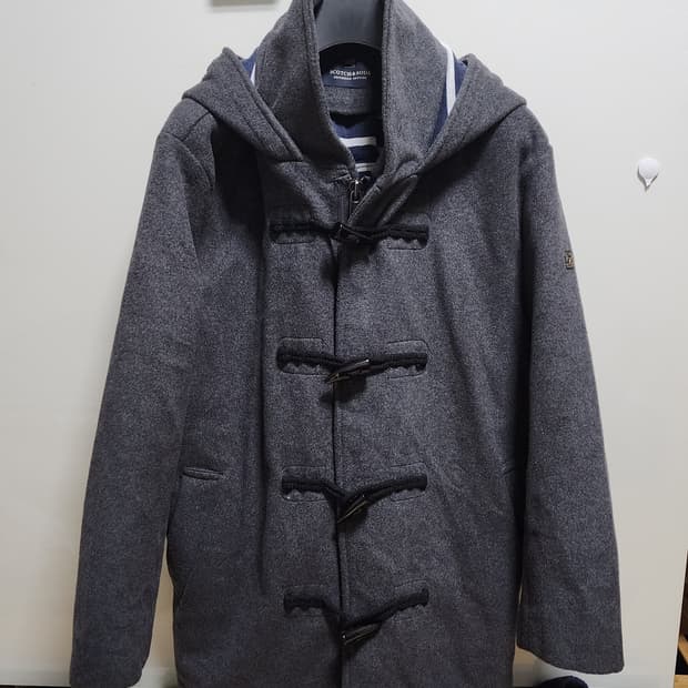 Scotch & Soda 그레이 울혼방 코트
