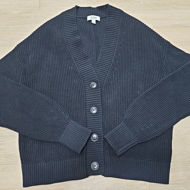 COS 가디건 블랙 S