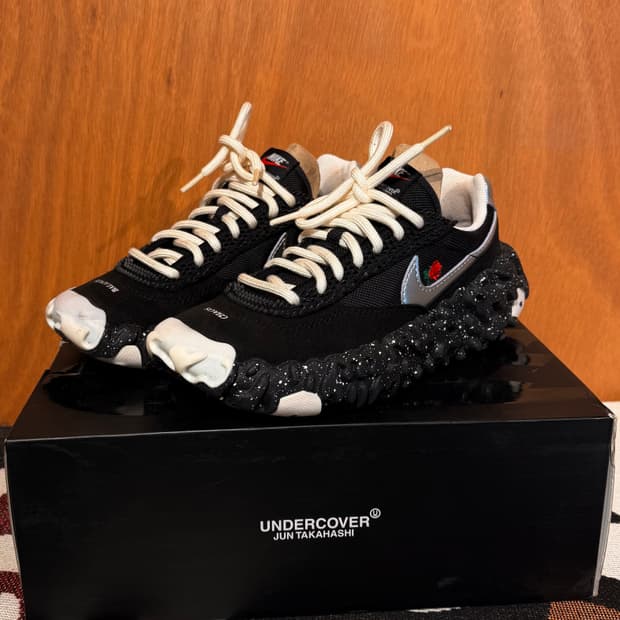 나이키 언더커버 오버브레이크 블랙 255