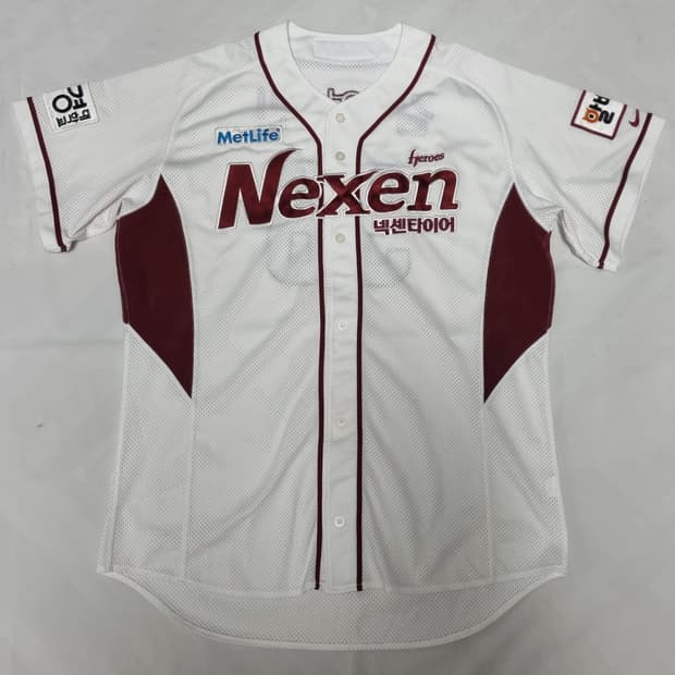 넥센 히어로즈 홈 김영민 실착 유니폼 팝니다 