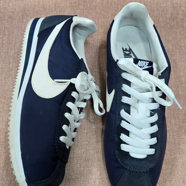 나이키 270mm-  클래식 코르테즈 나일론 미드나잇 네이비 스니커즈