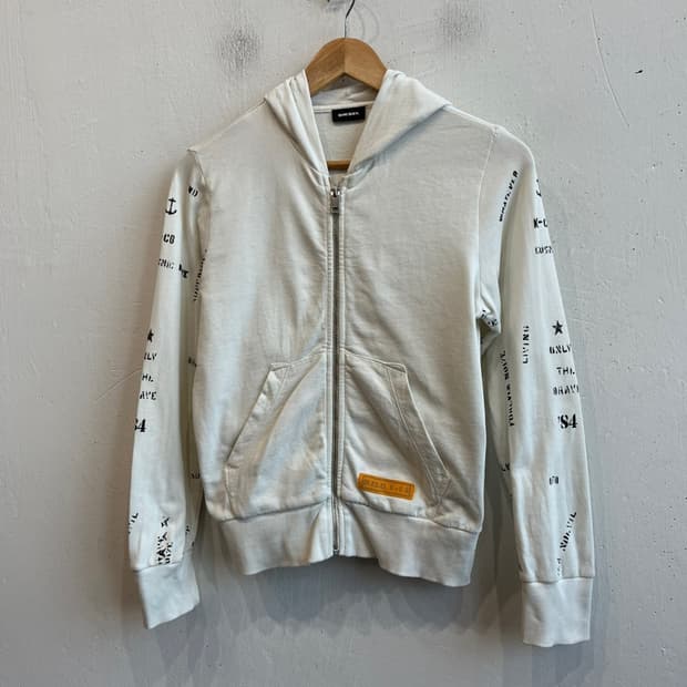 DIESEL 디젤 레터링 후드집업 우먼즈