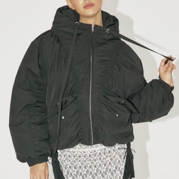 구매글)쓰리타임즈 푸키다운패딩 블랙s 구매해요