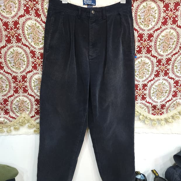 폴로 랄프로렌 앤드류 핀턱 코듀로이 팬츠

