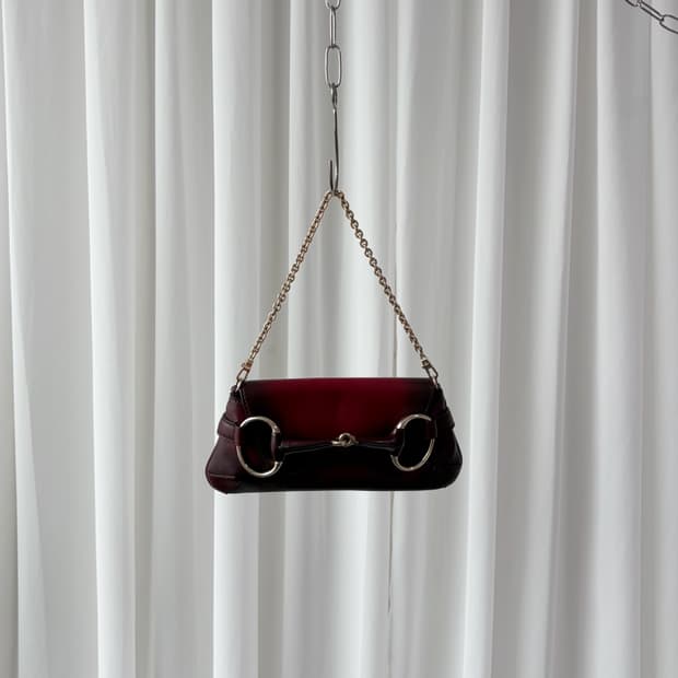 레어 구찌 홀스빗 1921 컬렉션 숄더백