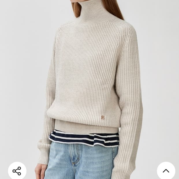 마리떼프랑소와저버 터틀넥 니트