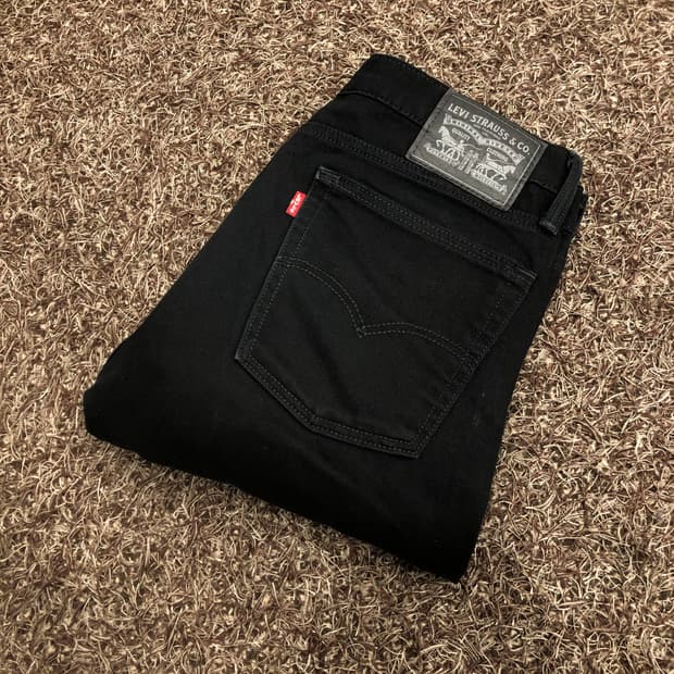 리바이스 블랙진 데님팬츠