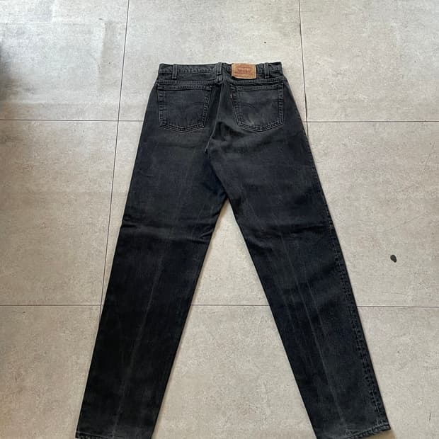 리바이스 550 흑청 데님팬츠