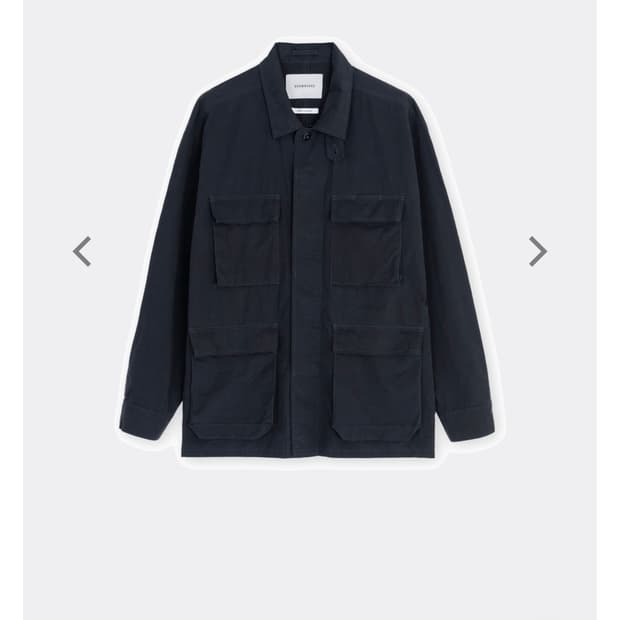 브라운야드 25ss 워시드 bdu 자켓 블랙 3사이즈