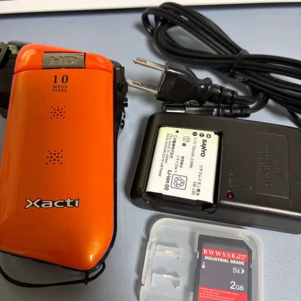 산요 작티 cg11 오렌지🍊작례O, 빈티지디카 디지털카메라