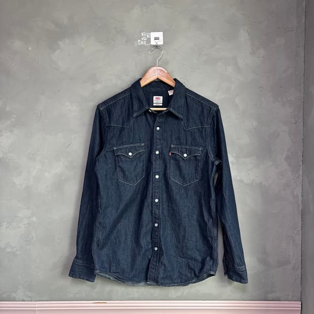 리바이스 웨스턴 데님 셔츠