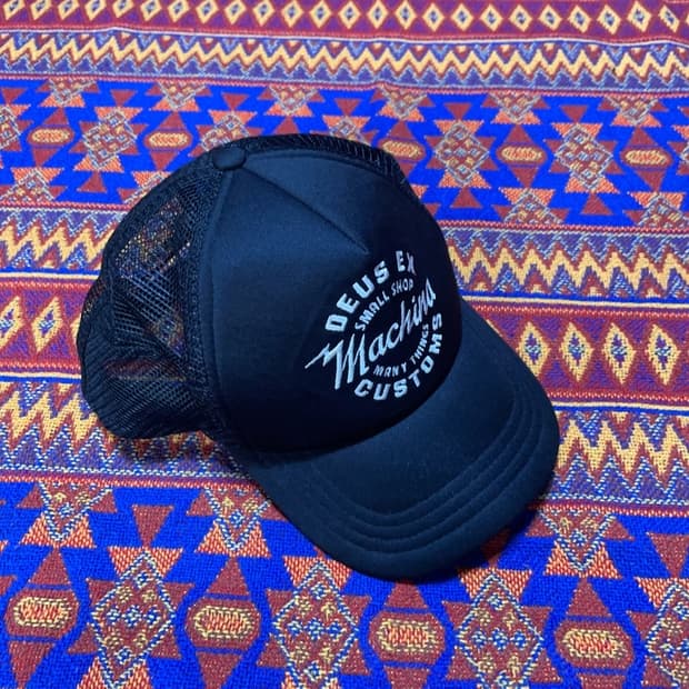 [F] 데우스 매쉬 트러커 캡 모자